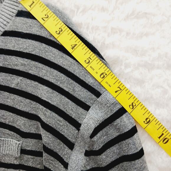 Sweater Women Size M Chiffon Hem Metallic Whimsycore Officecore Calvin Klein - Picture 10 of 16